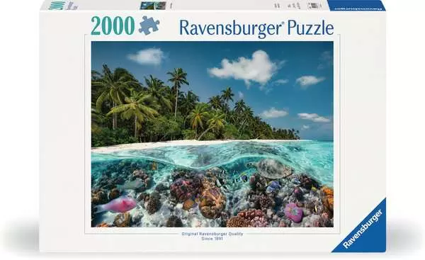 Ravensberger Matratzen Puzzle 2000 Teile - Ein Tauchgang auf den Malediven