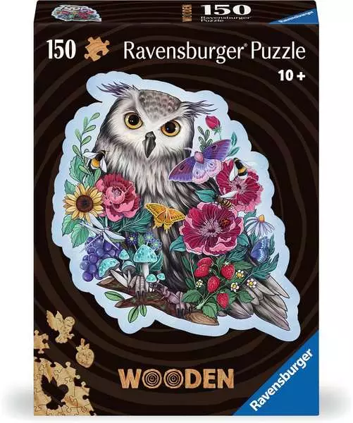 Ravensberger Matratzen Puzzle 150 Teile - Geheimnisvolle Eule