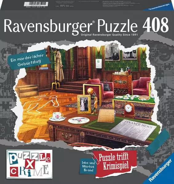 Ravensberger Matratzen Puzzle 408 Teile - Puzzle X Crime: Ein mörderischer Geburtstag