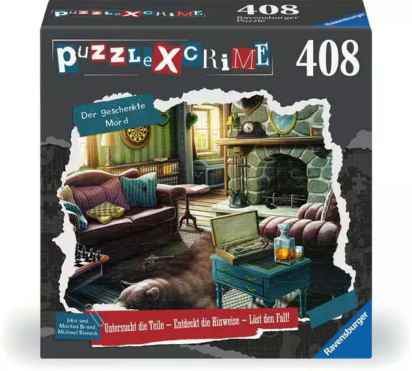 Ravensberger Matratzen Puzzle 408 Teile - Puzzle X Crime: Der geschenkte Mord