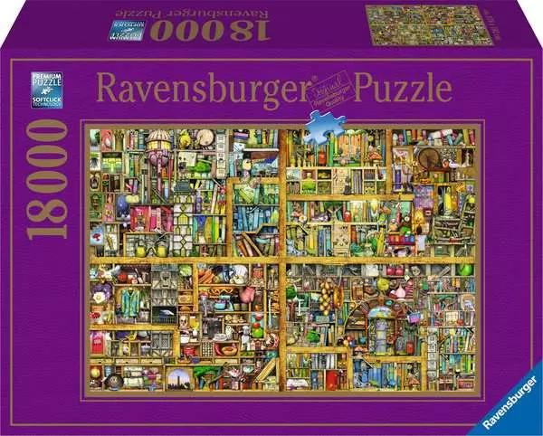 Ravensberger Matratzen Puzzle 18000 Teile - Magisches Bücherregal XXL