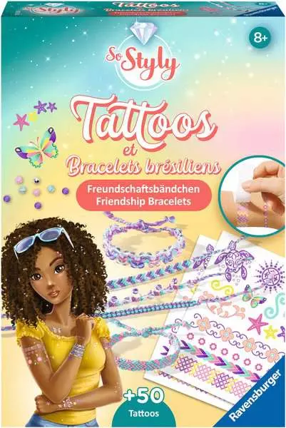 Ravensberger Matratzen Tattoos & Friendsbands: Cool Summer - Bastelset für Kinder ab 8 Jahren