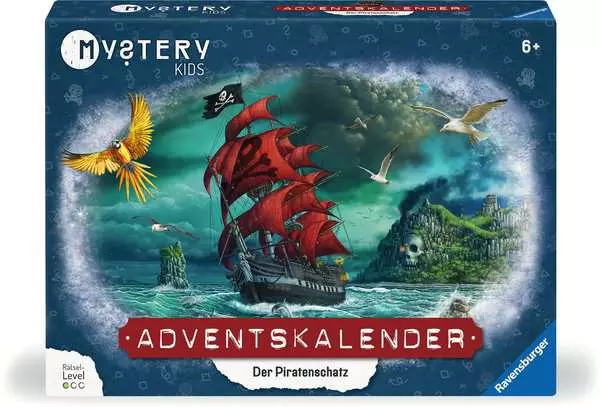 Ravensberger Matratzen Mystery kids Adventskalender "Der Piratenschatz" - Kinderspiel ab 6 Jahren