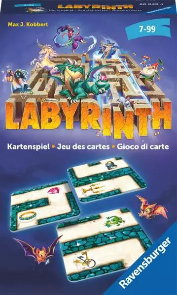 Ravensberger Matratzen Labyrinth Kartenspiel - Reisespiel ab 7 Jahren