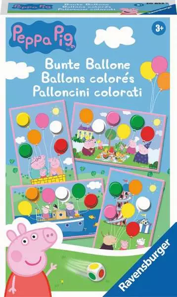 Ravensberger Matratzen Peppa Pig Bunte Ballone - Reisespiel ab 3 Jahren