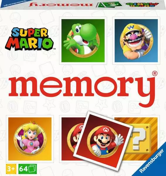 Ravensberger Matratzen memory® Super Mario - Kinderspiel ab 3 Jahren