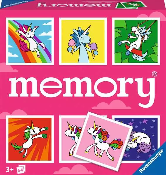 Ravensberger Matratzen memory® Einhörner - Kinderspiel ab 3 Jahren