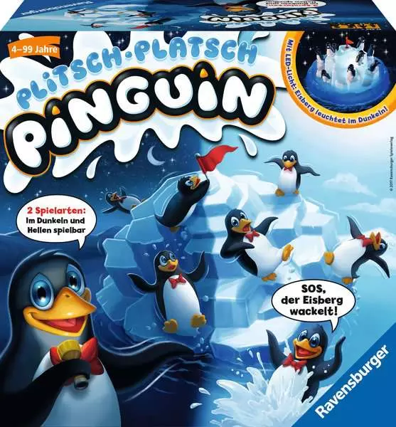 Ravensberger Matratzen Plitsch - Platsch Pinguin - Kinderspiel ab 4 Jahren