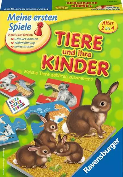 Ravensberger Matratzen Tiere und ihre Kinder - Kinderspiel ab 2 Jahren