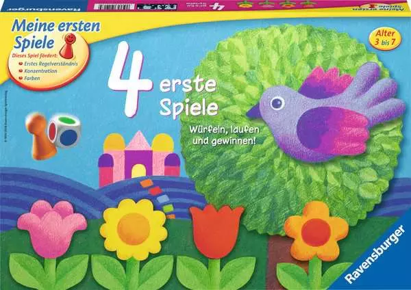 Ravensberger Matratzen 4 erste Spiele - Kinderspiel ab 3 Jahren