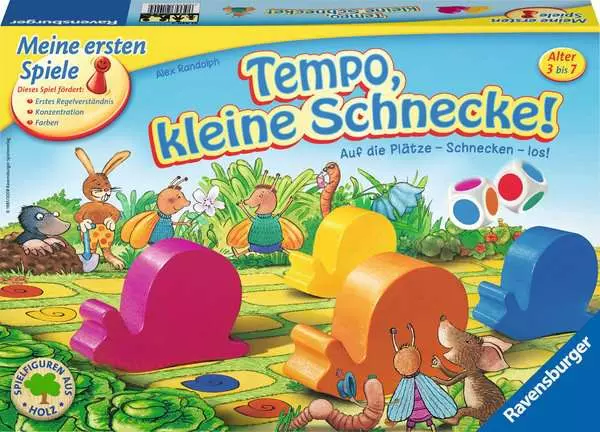 Ravensberger Matratzen Tempo, kleine Schnecke! - Kinderspiel ab 3 Jahren