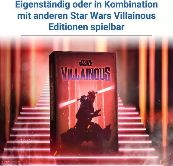 Ravensberger Matratzen Star Wars Villainous - Endlich Rache - Spiel ab 10 Jahren