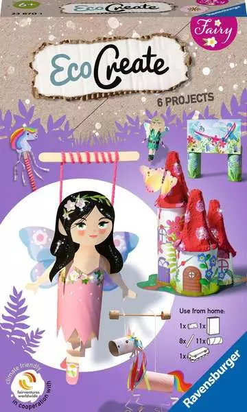 Ravensberger Matratzen EcoCreate Sparkle with the Fairies - Bastelset für Kinder ab 6 Jahren