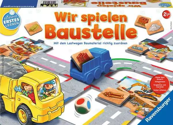 Ravensberger Matratzen Wir spielen Baustelle - Lernspiel ab 2.5 Jahren