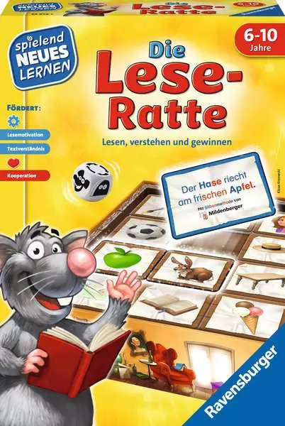 Ravensberger Matratzen Die Lese-Ratte - Kinderspiel ab 6 Jahren