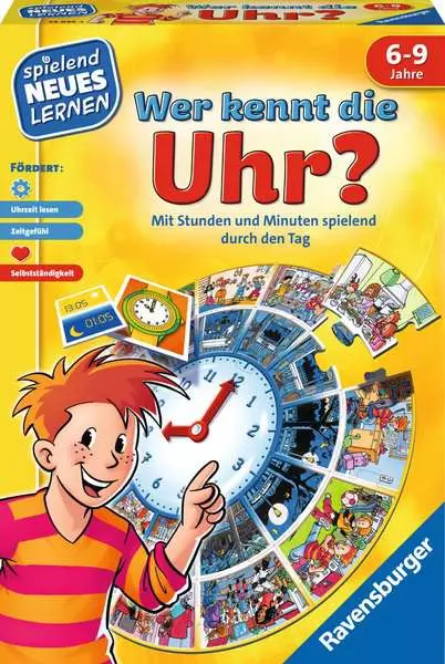 Ravensberger Matratzen Wer kennt die Uhr? - Kinderspiel ab 6 Jahren