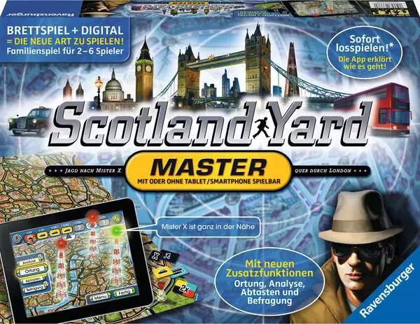 Ravensberger Matratzen Scotland Yard - Master - Spiel ab 10 Jahren