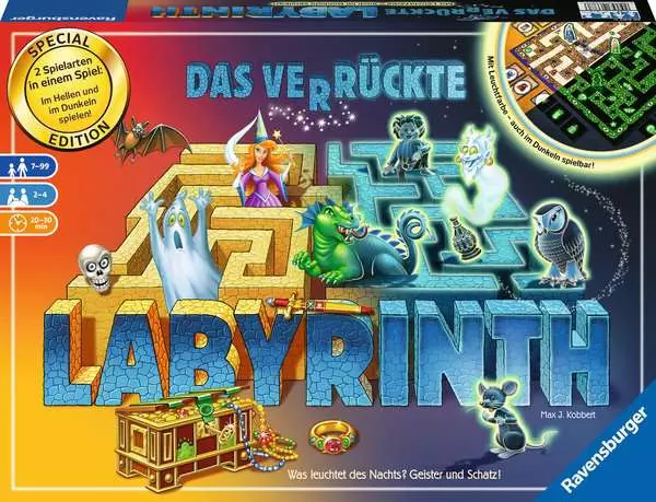 Ravensberger Matratzen Das verrückte LabyrinthGlow in the Dark - Spiel ab 7 Jahren