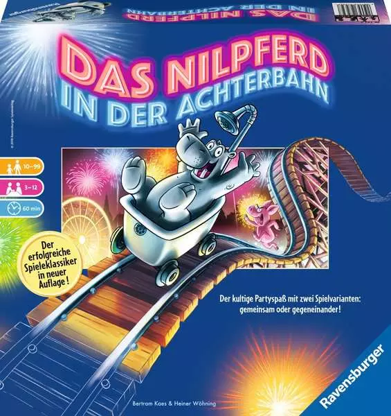 Ravensberger Matratzen Das Nilpferd in der Achterbahn - Spiel ab 10 Jahren