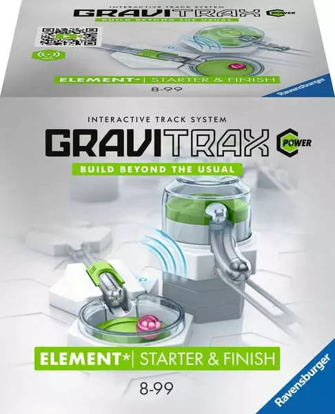 Ravensberger Matratzen GraviTrax POWER Element Starter & Finish - Kugelbahn-Erweiterung für Kinder ab 8 Jahren