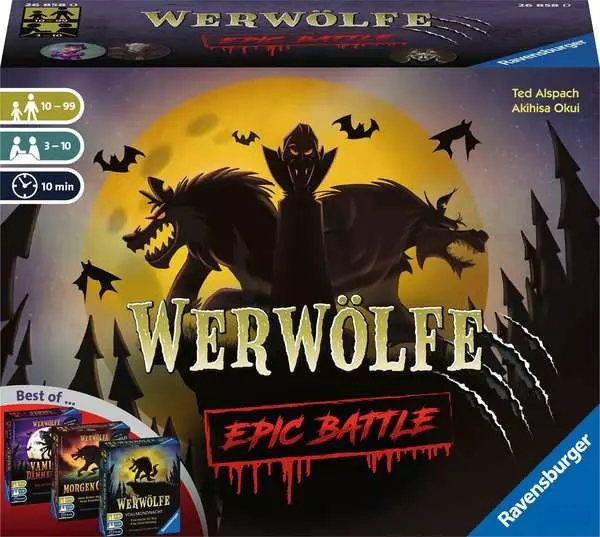 Ravensberger Matratzen Werwölfe Epic Battle - Spiel ab 10 Jahren