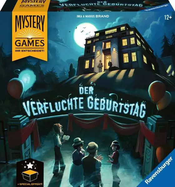 Ravensberger Matratzen Mystery Games – Der verfluchte Geburtstag - Spiel ab 12 Jahren