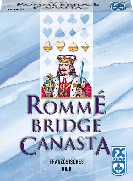 Ravensberger Matratzen Rommé Bridge Canasta - Kartenspiel ab 8 Jahren