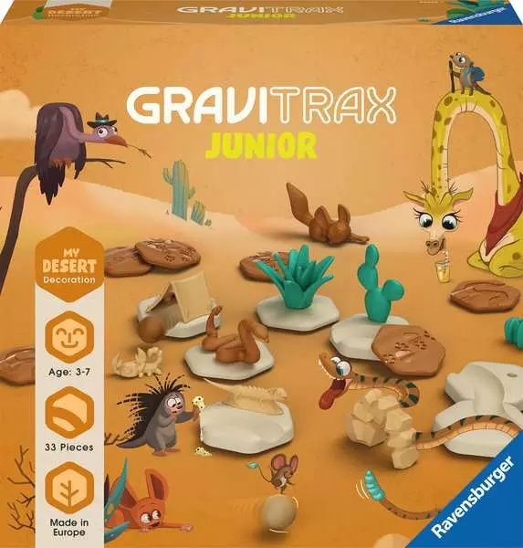 Ravensberger Matratzen GraviTrax Junior Extension Desert - Kugelbahn-Erweiterung für Kinder ab 3 Jahren