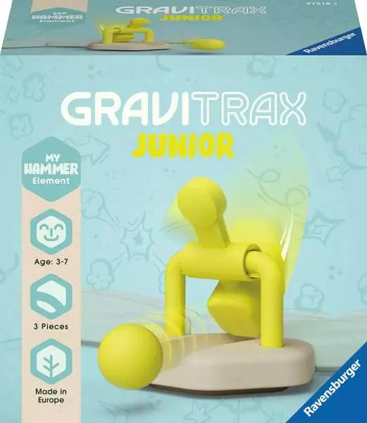 Ravensberger Matratzen GraviTrax Junior Element Hammer - Kugelbahn-Erweiterung für Kinder ab 3 Jahren