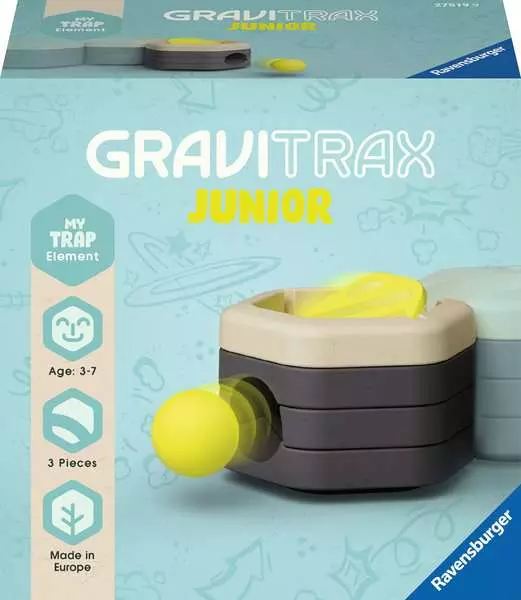 Ravensberger Matratzen GraviTrax Junior Element Trap - Kugelbahn-Erweiterung für Kinder ab 3 Jahren