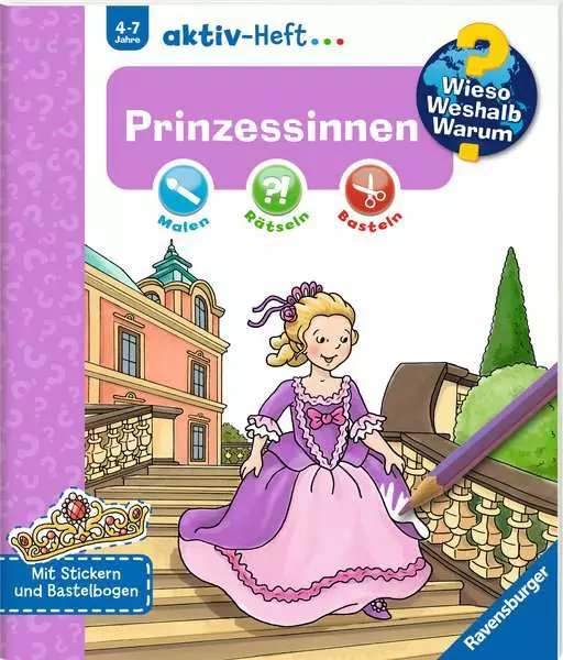 Ravensberger Matratzen Ravensburger Wieso? Weshalb? Warum? aktiv-Heft: Prinzessinnen