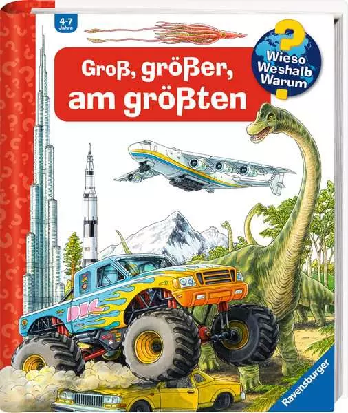 Ravensberger Matratzen Ravensburger Wieso? Weshalb? Warum?: Groß, größer, am größten (Riesenbuch)