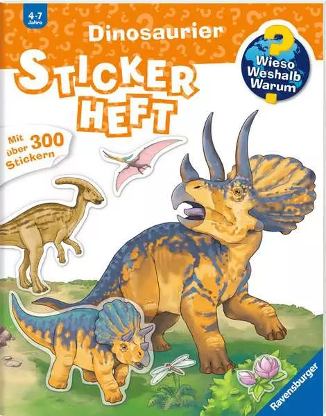 Ravensberger Matratzen Ravensburger Wieso? Weshalb? Warum? Stickerheft: Dinosaurier