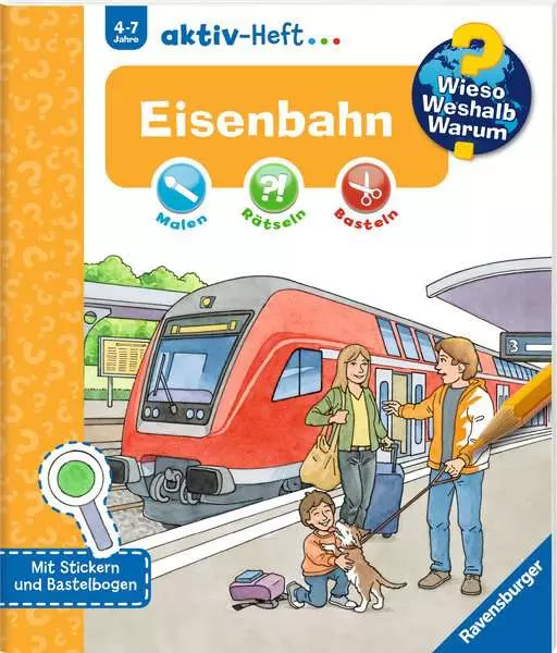 Ravensberger Matratzen Ravensburger Wieso? Weshalb? Warum? aktiv-Heft: Eisenbahn