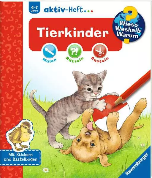 Ravensberger Matratzen Ravensburger Wieso? Weshalb? Warum? aktiv-Heft: Tierkinder