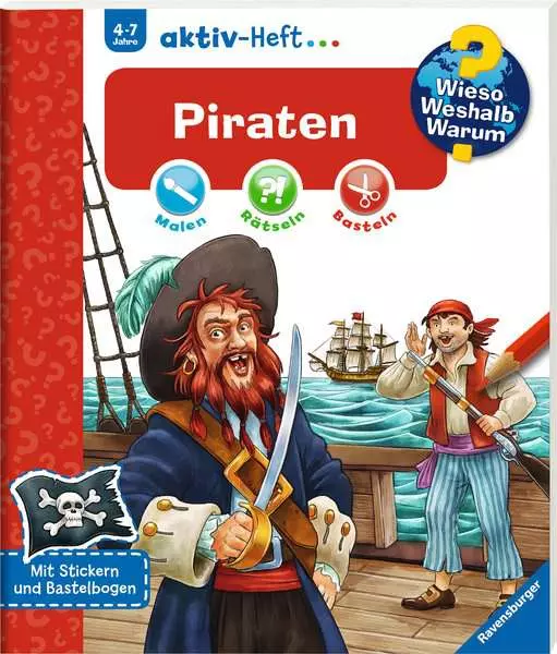 Ravensberger Matratzen Ravensburger Wieso? Weshalb? Warum? aktiv-Heft: Piraten