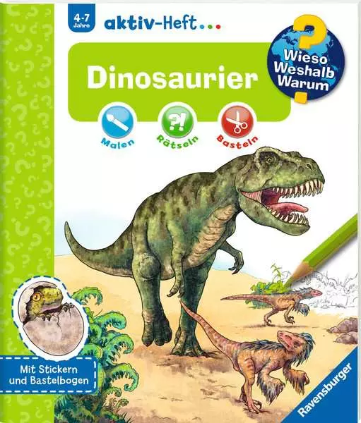 Ravensberger Matratzen Ravensburger Wieso? Weshalb? Warum? aktiv-Heft: Dinosaurier