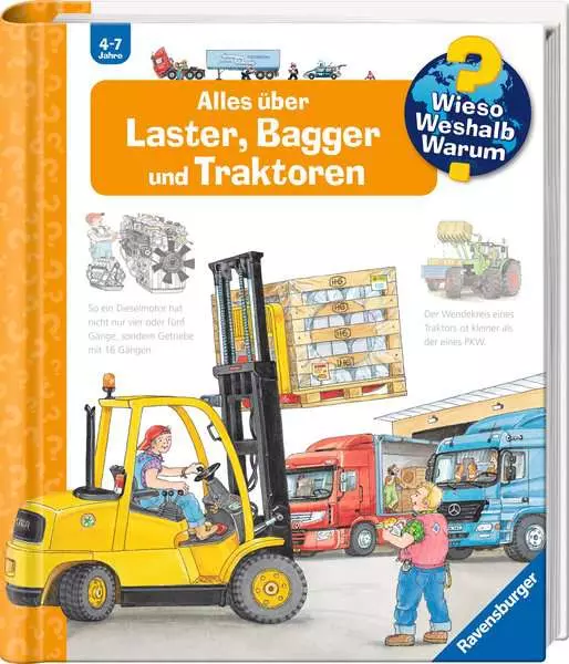 Ravensberger Matratzen Ravensburger Wieso? Weshalb? Warum?, Band 38: Alles über Laster, Bagger und Traktoren