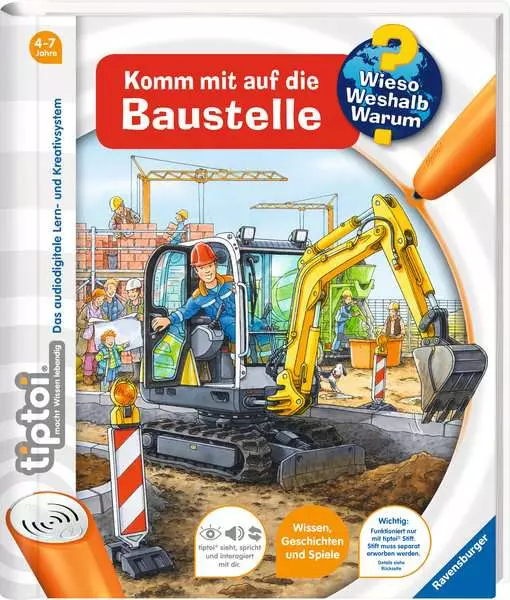 Ravensberger Matratzen tiptoi® Wieso? Weshalb? Warum? Komm mit auf die Baustelle