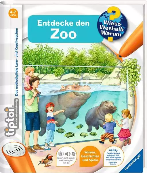 Ravensberger Matratzen tiptoi® Wieso? Weshalb? Warum? Entdecke den Zoo