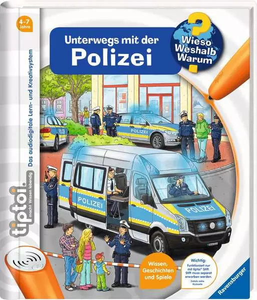 Ravensberger Matratzen tiptoi® Wieso? Weshalb? Warum? Unterwegs mit der Polizei