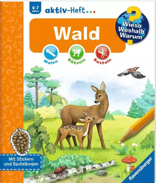 Ravensberger Matratzen Ravensburger Wieso? Weshalb? Warum? aktiv-Heft: Wald