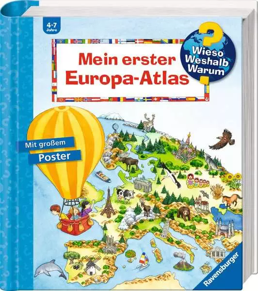 Ravensberger Matratzen Ravensburger Wieso? Weshalb? Warum?: Mein erster Europa-Atlas