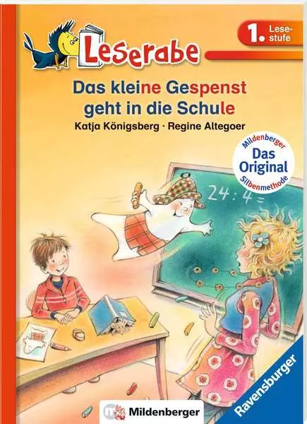 Ravensberger Matratzen Leserabe mit Mildenberger Silbenmethode: Das kleine Gespenst geht in die Schule