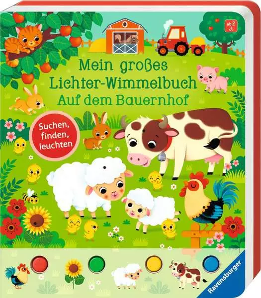 Ravensberger Matratzen Mein großes Lichter-Wimmelbuch: Auf dem Bauernhof