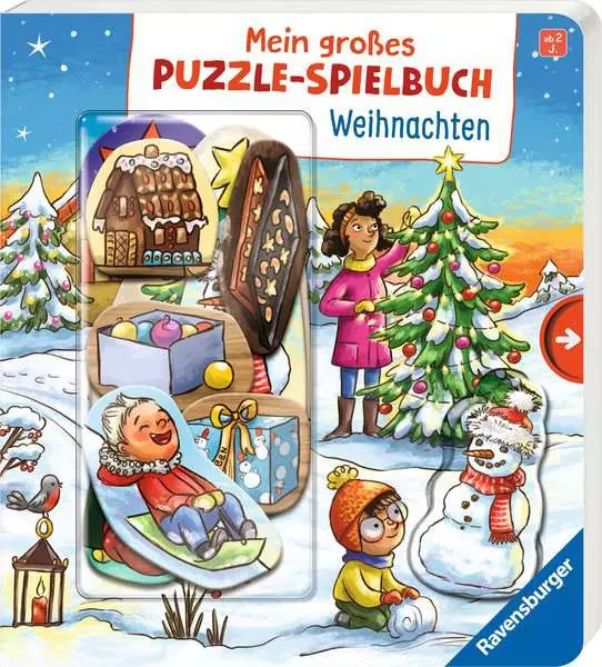 Ravensberger Matratzen Mein großes Puzzle-Spielbuch: Weihnachten