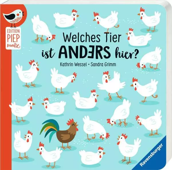 Ravensberger Matratzen Edition Piepmatz: Welches Tier ist anders hier?