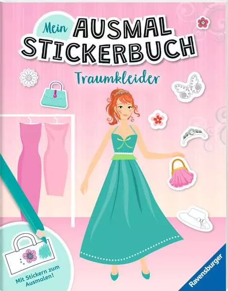 Ravensberger Matratzen Mein Ausmalstickerbuch: Traumkleider