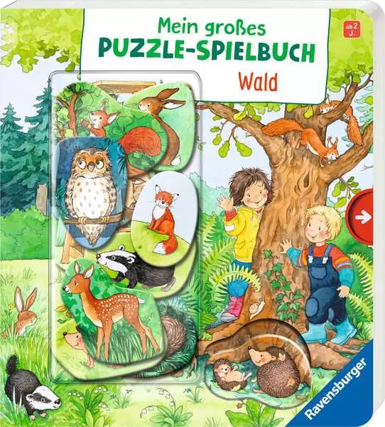 Ravensberger Matratzen Mein großes Puzzle-Spielbuch: Wald