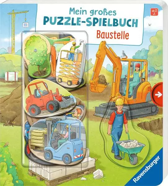 Ravensberger Matratzen Mein großes Puzzle-Spielbuch: Baustelle